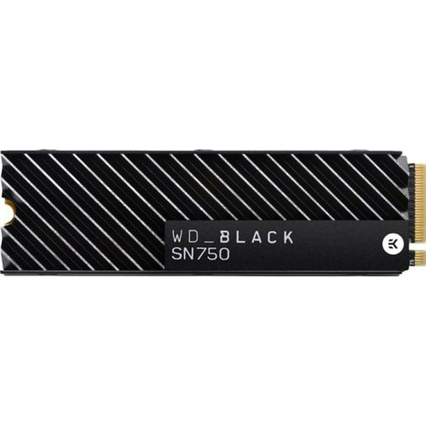 Wd Black 500gb Sn750 Nvme Internal Ssd With Heatsink Wdbgmp5000anc Wrsn Walmart Com