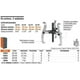 thumbnail image 2 of Extractor Poleas Y Volante 3'' Truper 14500 Truper EX-P3, 2 of 2