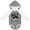 Granite & White w Ears, variant on We'll Beat Cancer Together- Colon Cancer Awareness Boys or Girls Long Sleeve Baby Bodysuit