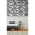thumbnail image 5 of NextWall Ebony & Pearl Palm Jungle Peel and Stick Wallpaper, 5 of 6