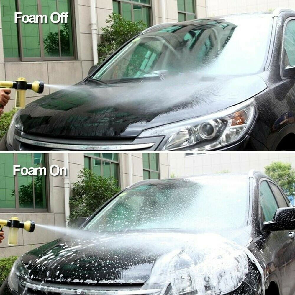 Hose Spray Nozzle, High Pressure Garden Hose Nozzle with Soap Dispenser, Car Wash Foam Gun for Watering Plants, Cleaning