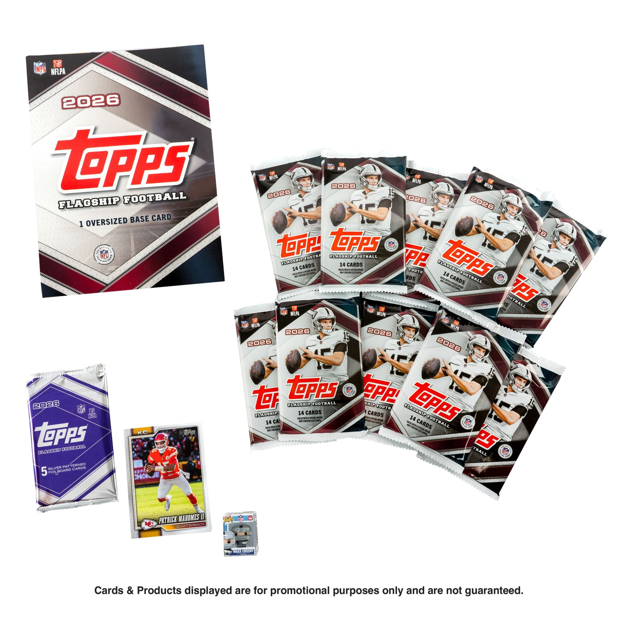 2026 Topps Flagship Football Trading Cards Super Box