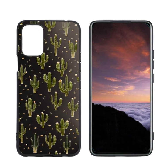 Cactus Phone Case, Degined for LG K52 Case Men Women, Flexible Silicone Shockproof Case for LG K52