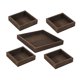 thumbnail image 2 of Bandeja de servir de madera, plato decorativo moderno, bandeja rústica para comida, bandejas para aperitivos. 5 piezas, 2 of 9