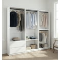 thumbnail image 4 of Klair Living Prosper White Freestanding Walk in Wood Closet System in Oak, 4 of 10