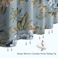 thumbnail image 6 of Pioneer Flower Floral Print Pattern Shower Curtain 36"x72" ,Bathroom Decorative Shower Curtains Set with 12 Hooks,Modern Waterproof Washable Shower Curtain, 6 of 6