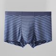thumbnail image 1 of Mens Underwear Breathable Sports Boxer Briefs Comfortable Simple Basic Stripes, 1 of 9