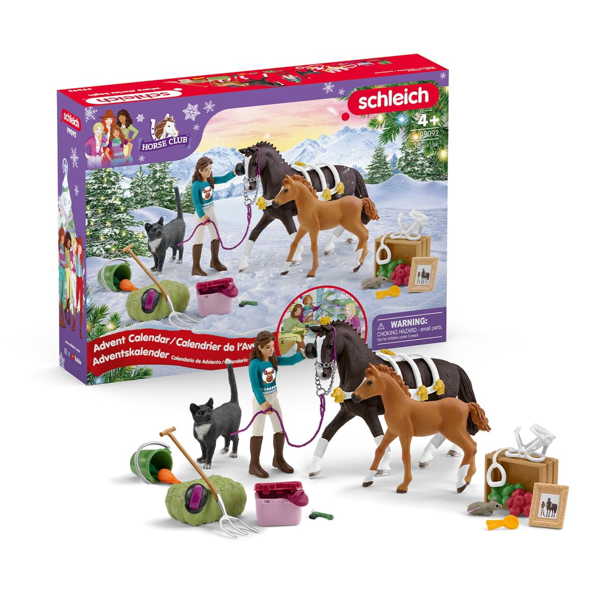 schleich HORSE CLUB アドベントカレンダー Schleich Advent Calendar HORSE CLUB, Horse Plastic Accessories
