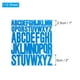 thumbnail image 2 of Uxcell Etiquetas de Letras 1 pulgada 2 pulgadas, 12 Hojas de Calcomanías de Letras Adhesivas de Vinilo, Azul Lago, 2 of 6