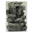 thumbnail image 3 of Alpine Corporation 4-Tier Indoor Cascading Tabletop Fountain with LED Lights, 3 of 13