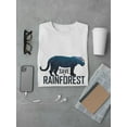 thumbnail image 3 of Save The Rainforest Puma T-Shirt Men -Image by Shutterstock, Male 4X-Large, 3 of 4