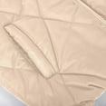 thumbnail image 6 of Miluxas Womens Vests Bubble Jackets Clearance Sleeveless Puffy Long Coats Outerwear Quilted Winter Plus Size Clothes Pocket Khaki 6(M), 6 of 6
