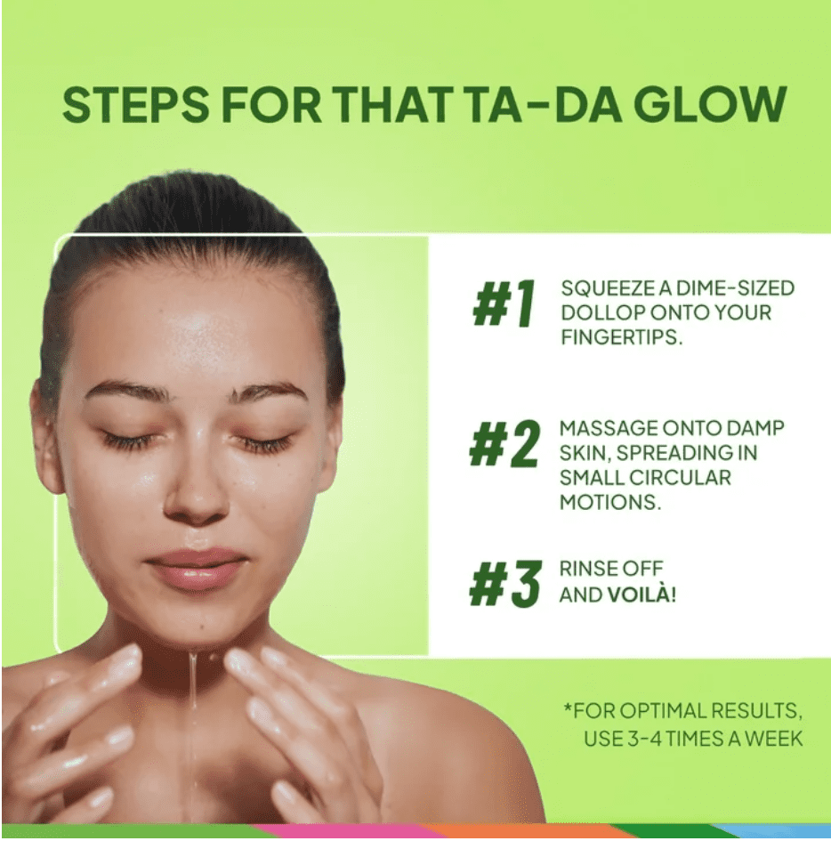 Blackhead Clearing Face Scrub Clears Blackheads & Unclogs Pores Green Tea & Bamboo With Oil-Free Salicylic Acid Acne Medication, Made with 100% Natural Exfoliants 6 oz (3 Pack))