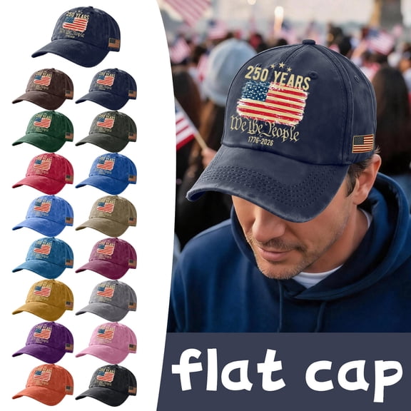 American 250th Birthday Hat 1776 2026 America 250 Years Anniversary Hat USA Patriot Cap for Men Women Pink