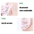 thumbnail image 3 of 5 Pack Plastic 3D Inner Support Bracket The Second Generation for Mask Cool Lipstick Protector Stand Thinner and More Comfortable Nose Protection Lipstick, 3 of 5