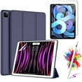 thumbnail image 1 of For iPad Pro 13 2024 Case With Screen Protector With Stylus pen Folio Slim Magnetic Smart Cover Stand Case Ultra Slim Lightweight Tasnim Cover For iPad Pro 13 2024 - Blue1, 1 of 5