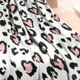 thumbnail image 3 of Pink and Black Of Leopard Print Blanket,Comfortable Soft Flannel Throw Blanket,All Season,Warm Lightweight Blankets for Sofa Bed Couch Living Room Chair,30"x40", 3 of 4