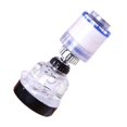 thumbnail image 2 of yuksok Robinet Rotatif 360 Réduit les Produits Chimiques PP Coton Calcium Sulfite 3 Vitesses Transparent, 2 of 7