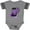 Football Heather and Smoke, variant on Inktastic I Wear Purple for My Mom Lupus Awareness Boys or Girls Baby Bodysuit