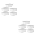 thumbnail image 4 of Recipientes herméticos para almacenamiento de alimentos Inteprter sin olor color Blanco 5 piezas, 4 of 6