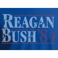 thumbnail image 2 of Reagan Bush 1984 Hoodie Republican 2016 Election Distressed Mid Sapphire, 2 of 3