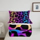 thumbnail image 5 of Juego de Cama para Niñas Mujeres Colorido Juego de Cama Estampado Guepardo Rosa Azul, 5 of 5