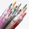 thumbnail image 2 of Nail Art Pen 3D Graffiti Pen DIY Nail Drawing Dotting Painting Pen Liner Brush Manicura, 2 of 8