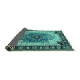 thumbnail image 2 of Ahgly Company Indoor Rectangle Oriental Turquoise Blue Industrial Area Rugs, 8' x 10', 2 of 4