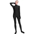 thumbnail image 2 of SPEERISE Body de licra con pies para mujer, mono Zentai sexy de cuello alto, mono de cuerpo entero para baile, mono de Halloween, 2 of 5