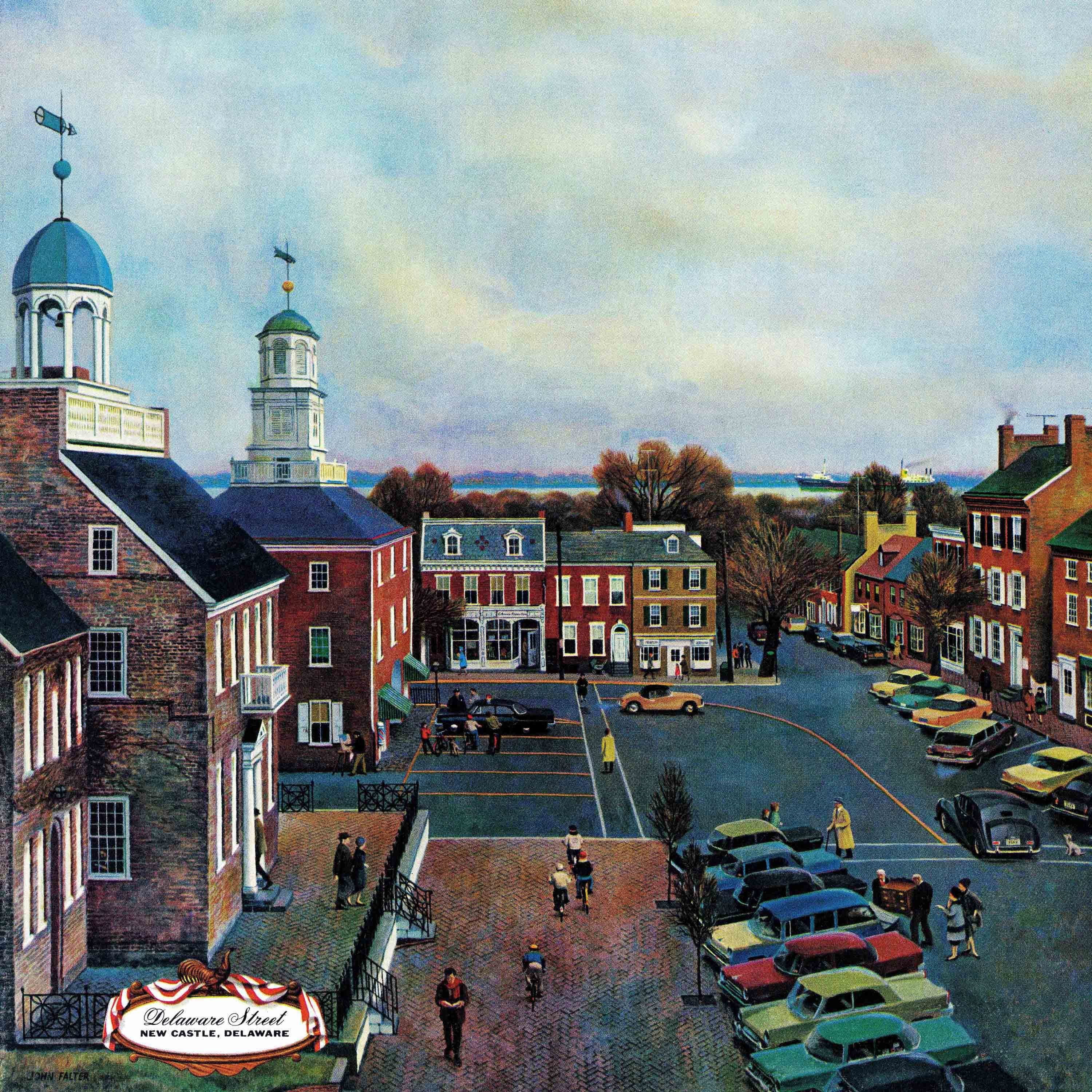 Marmont Hill "Delaware Street" Painting Print on Canvas