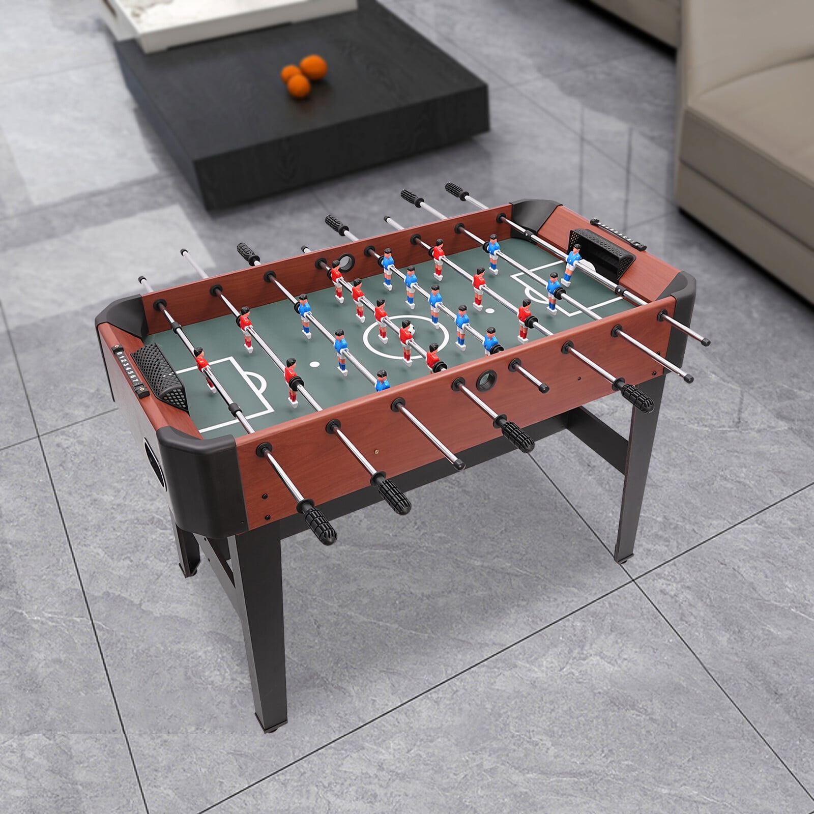 1 PCS 120*61*81cm/47.2*24*31.8in Foosball Table, Soccer Table Game, Foosball Game Table, suitable for placing in your home living room, game room or office break area, etc