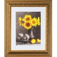 thumbnail image 1 of 3-1/2" Polystyrene Classic Picture Frame 4x10 Gold by WholesaleArtsFrames-com 104 Series Made In USA, 1 of 6