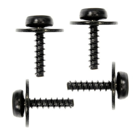 KarParts360 For Ford Transit Connect 2014-2020 Splash Shield Retainers | Steel Material | Black | Torx Pan Head SEMS Fastener | SEMS Tapping Screw | Mating | 4 Pieces | Replacement For W702413-S307