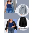 thumbnail image 2 of Charmo Women Plus Size Cotton Tank Top with Shelf Bra Adjustable Wider Strap Camisole Basic Undershirt, 2 of 2