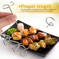 thumbnail image 5 of Myenne 20pcs Metal Skewers Grill Skewers Reusable Kitchen Skewers Kabobs Skewers Shrimp Grilling Skewers Stainless Steel Bbq Skewers, 5 of 10