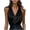 Black, variant on Staron Women's Satin Camisole Elegant V Neck Spaghetti Strap Slip Dress Casual Evening Wear Night Out Party Top, Gold 3XL