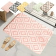 thumbnail image 1 of Alfombra de Baño de Terciopelo Ultra Absorbente, Antideslizante, de Espuma, Lavable a Máquina, Suave, de Secado Rápido, para Baño, Cocina, Dormitorio, Entrada, 40 X 60 Cm, 1 of 7
