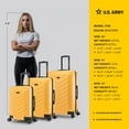 thumbnail image 5 of US ARMY FOX 3-Piece Luggage Set 20"/24"/28" Mustard, 5 of 10