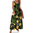 thumbnail image 1 of Limonero - Vestido negro sin mangas Vestidos para fiesta de bodas vestidos de manga larga Vestido de mujer, 1 of 7