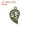 Bronze, variant on Uxcell Leaf Pendants, 50 Pack Metal Tree Leaf Beads Bulk Leaves Charm Mesh for Jewelry Making, Silver