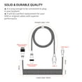 thumbnail image 3 of Yidarton H-1 TYPE-C Hanging Plug-in Removable Mechanical Game Keyboard Metal USB Head Braided Stretchable Data Cable black, 3 of 9