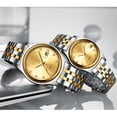 thumbnail image 6 of 2022 Men Quartz Luxury Wrist Watch Brand Business Men Stainless Steel Waterproof 30M Calendar Watches Relogio Masculino, 6 of 7
