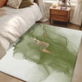 thumbnail image 4 of 3'x5' Area Rugs, Sage Green Marble Indoor Outdoor Area Rug for Living Room Bedroom, Modern Ombre Abstract Ink Painting Art Washable Bathroom Rugs Kitchen Floor Carpet Mats Home Decor Aesthetic, 4 of 8