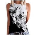 thumbnail image 1 of WZXFASHION Débardeur Mode Femme Confortable Imprimé Col Rond jusqu'à 50 % de Réduction, 1 of 5