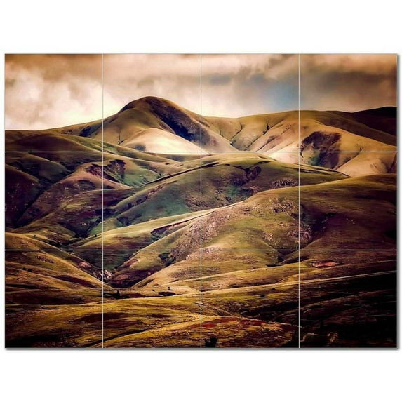 Mountain Ceramic Tile Mural Kitchen Backsplash Bathroom Shower 401122-L43