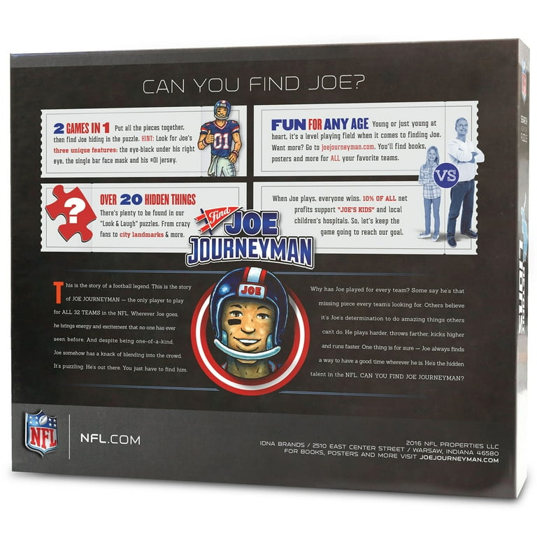 Detroit Lions 500-Piece Joe Journeyman Puzzle - Walmart.com