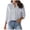 A-Grey, variant on Tiweut Women's Shirts Striped Cardigan Long Sleeve Lapel Solid Color Relaxed Fit Tops