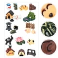 thumbnail image 3 of Dalidasy 21pcs Miniature Landscape Ornaments House Model Plants and Animals Decor for Bonsai Craft Fairy Figurines Mixed Style, 3 of 10