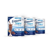 Ensure Original Nutrition Shake, Small Meal Replacement Shake, Milk Chocolate, 14.1 oz, 3 Count