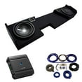 thumbnail image 2 of American Sound Connection Compatible with 2014-2018 Chevy Silverado Double Cab Alpine SWT-10S2 Car Audio Subwoofer Single 10" Custom Sub Box Enclosure Package, 2 of 4